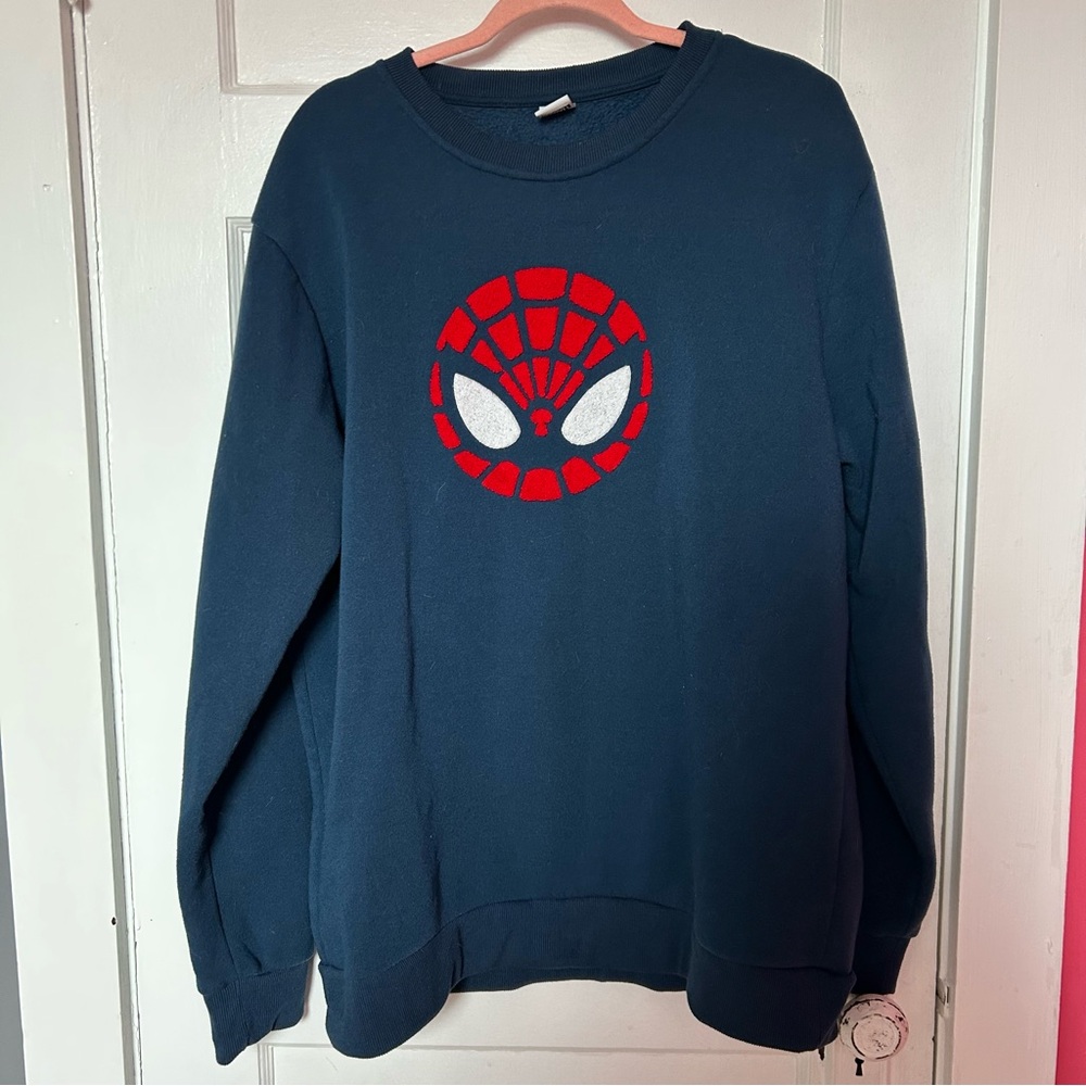 Spider-Man embroidered pullover